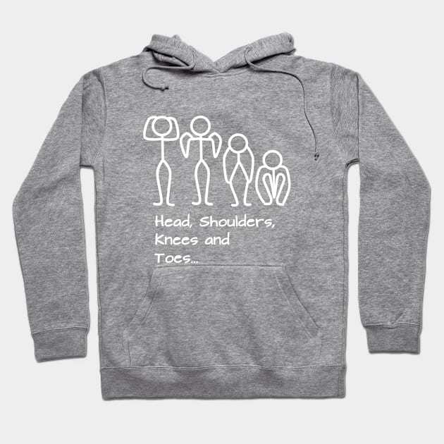 Stickman / Head, shoulders, knees and toes... Hoodie by DesignTree